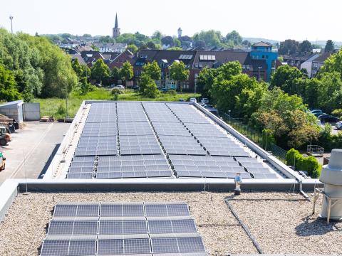 Photovoltaikanlage auf dem Bauhof