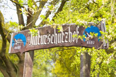NABU Naturschutzhof Schild