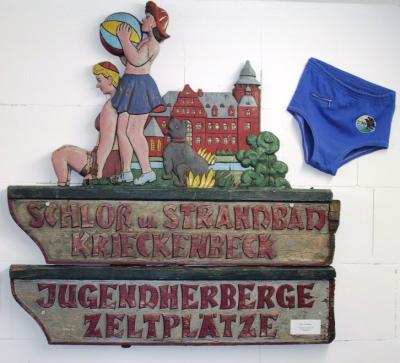 altes Schild im Dorfmuseum Hinsbeck