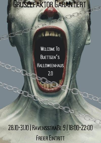 Plakat Hallloween Haus