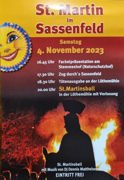 Plakat St. Martin im Sassenfeld