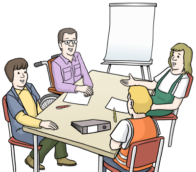 Leichte Sprache_Gruppenrunde_Termin