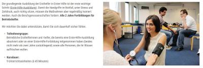 Erste Hilfe Malteser
