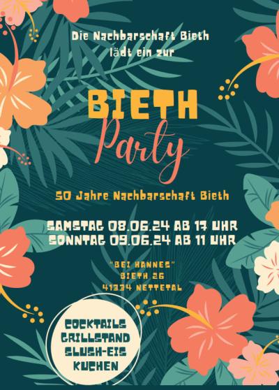 Bieth-Party - 50 Jahre Nachbarschaft Bieth