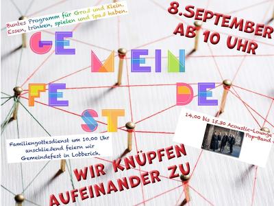 Veranstaltungsposter Gemeindefest