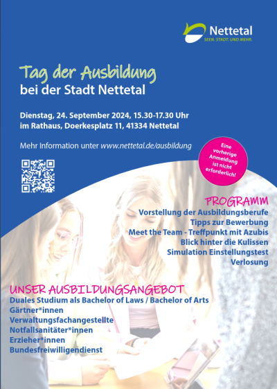 Die Stadt Nettetal bildet aus - und das sehr vielseitig!