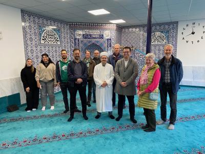 Bürgermeister beim Tag der offenen Moschee