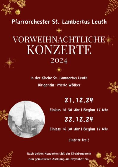 Flyer Weihnachtskonzert Leuth