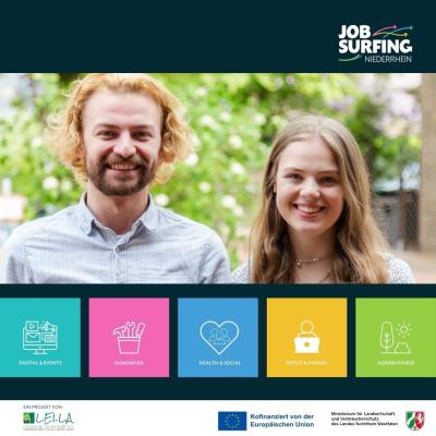 Jobsurfer zeigen Berufswelt am Niederrhein: Junge Menschen informiert, Unternehmen inspiriert