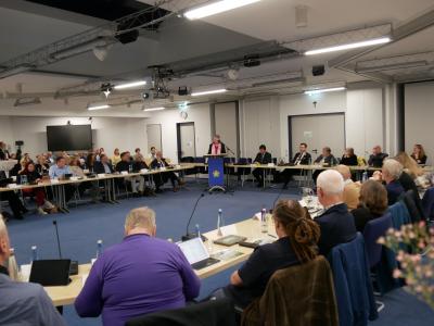Feierstunde im Rat für Karl Reulen