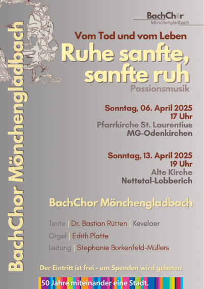 Passionkonzert BachChor
