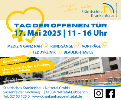 Tag der offenen Tür Städtisches Krankenhaus Nettetal