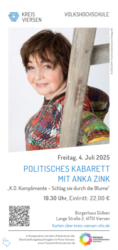 Politisches Kabarett mit Anka Zink