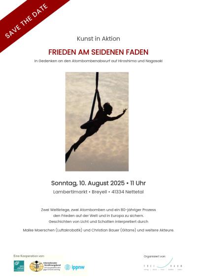 Gedenkveranstaltung Frieden am seidenen Faden