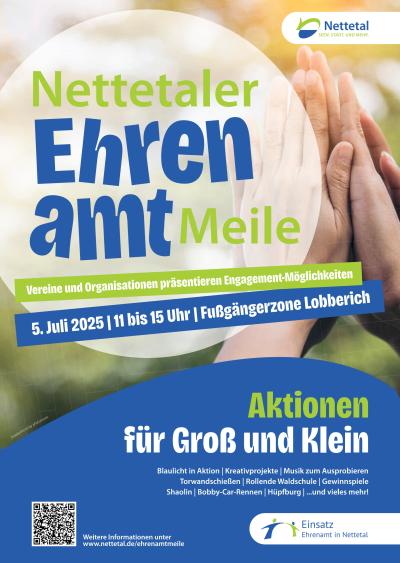 Nettetaler Ehrenamt-Meile 2025 Plakat