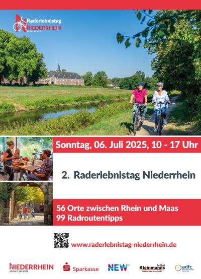 2. Raderlebnistag Niederrhein am 6. Juli