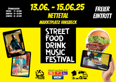 Streetfood, Drinks & Live-Musik – Festival kehrt nach Hinsbeck zurück