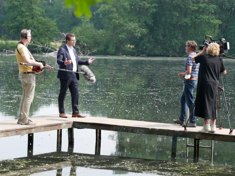 Bürgermeister Küsters Interview WDR De Wittsee