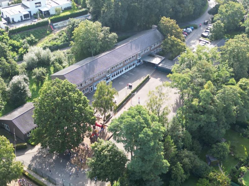 Katholische Grundschule Hinsbeck Luftaufnahme