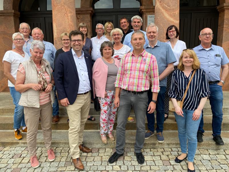 Besuch in Rochlitz Gruppenbild