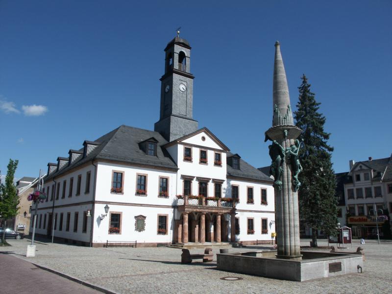 Rochlitz Marktplatz