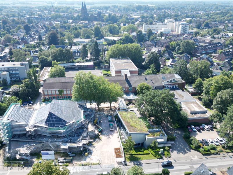 Werner-Jaerger-Gymnasium Luftbild