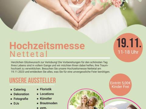 Veranstaltungen Plakat Hochzeitsmesse