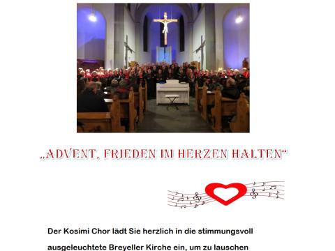 Cosimi Chor Adventskonzert