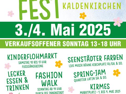 Plakat Frühlingsfest 2025 