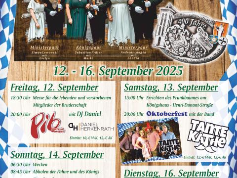 Schützenfest St. Lambertus Bruderschaft Breyell 2025
