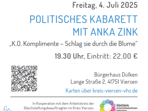 Politisches Kabarett mit Anka Zink