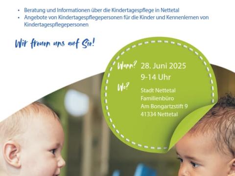 Tag der offenen Türe: Kindertagespflege in Nettetal stellt sich vor